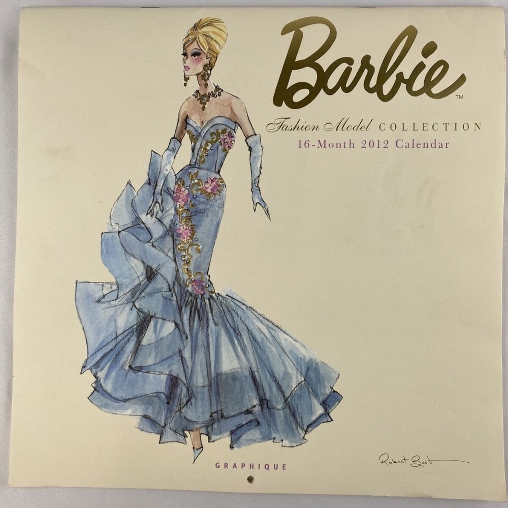 Barbie Fashion Model Collection 2012 Calendar